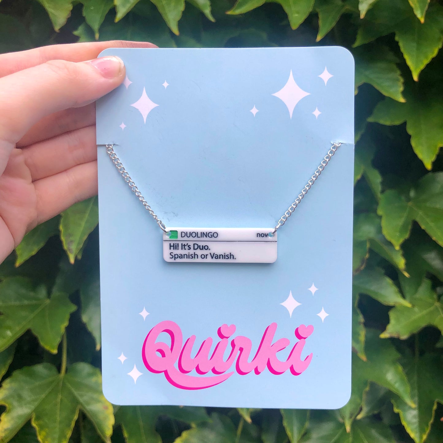 Custom Notification Necklace