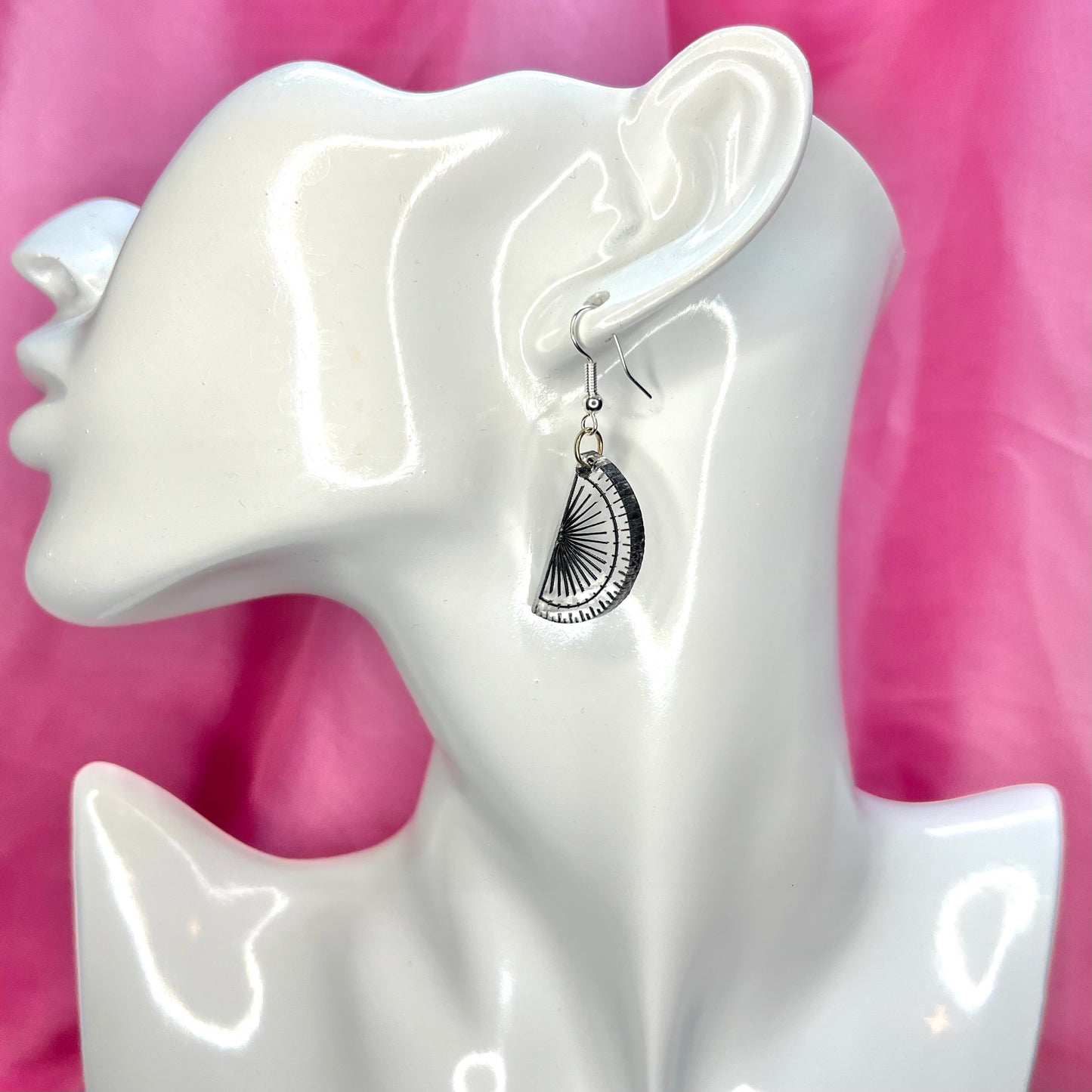 Mismatched Geometry Kit Earrings