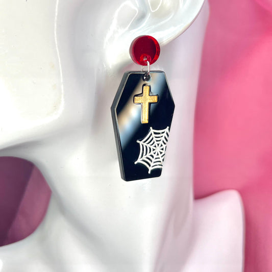 Coffin Earrings