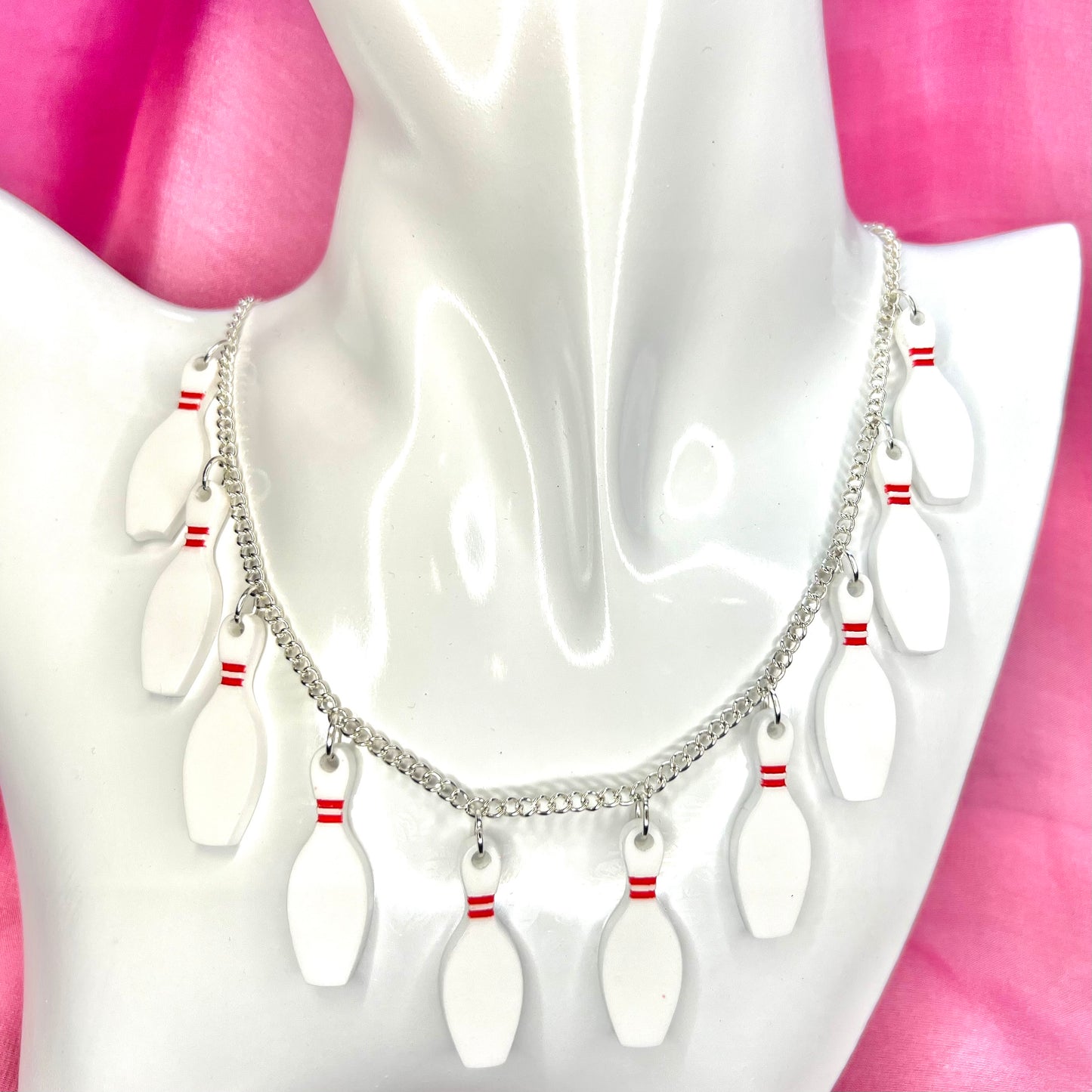 Bowling Pin Necklace