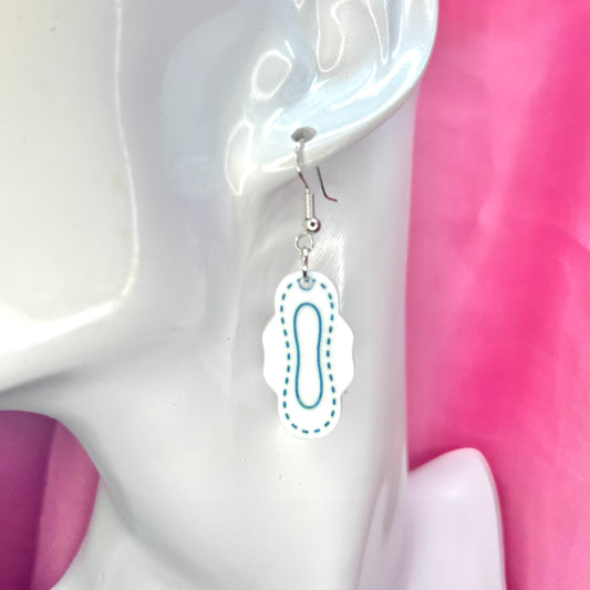 Sanitary Pad Earrings