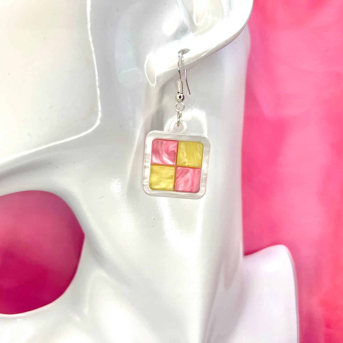 Battenberg Earrings