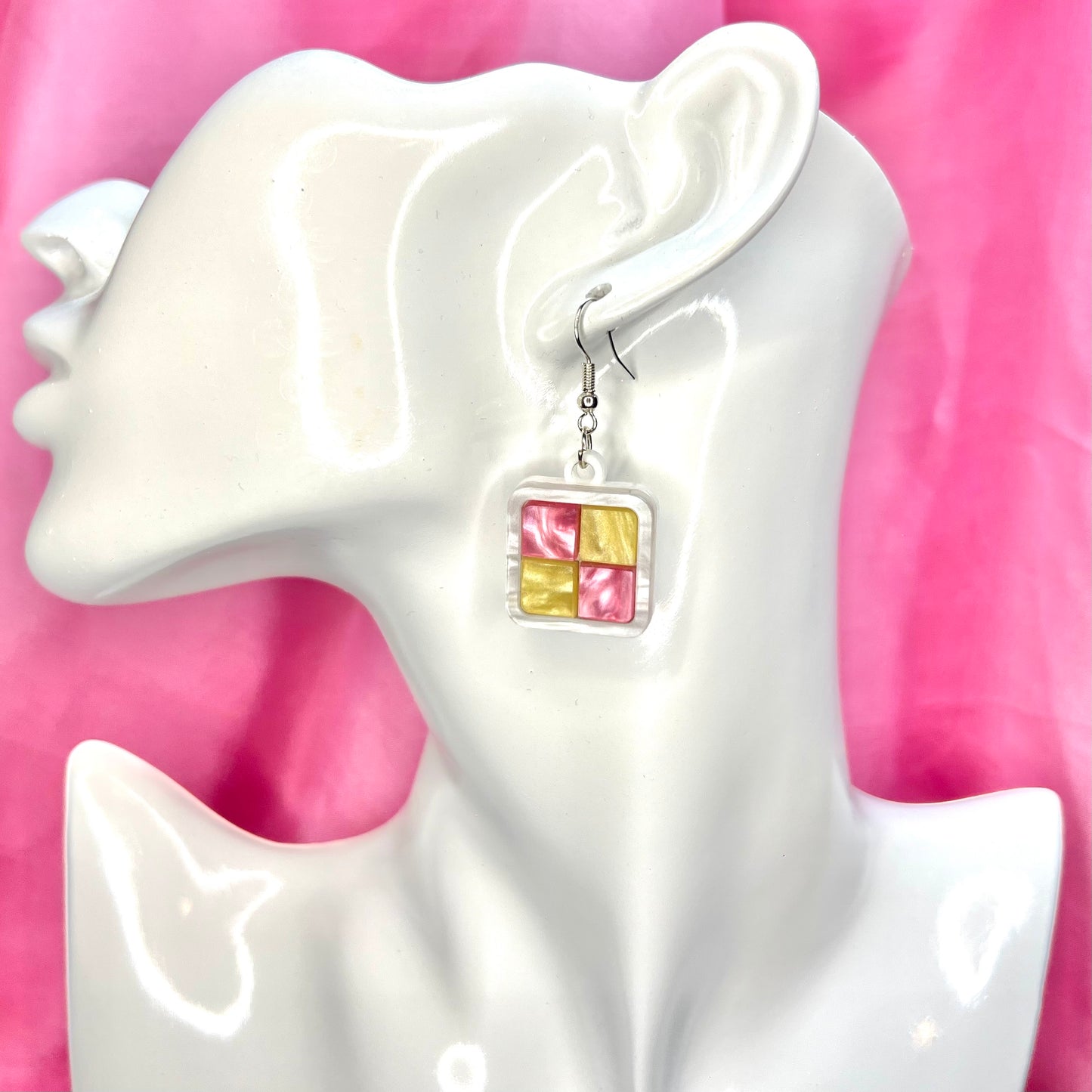 Battenberg Earrings