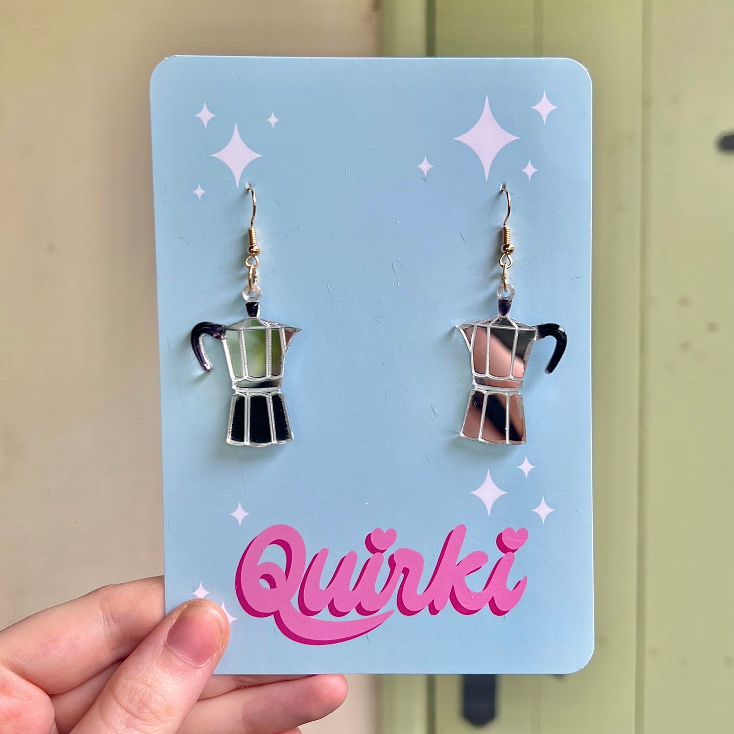 Moka Coffee Pot Earrings