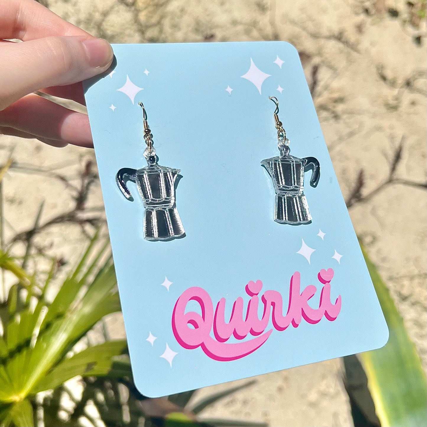 Moka Coffee Pot Earrings