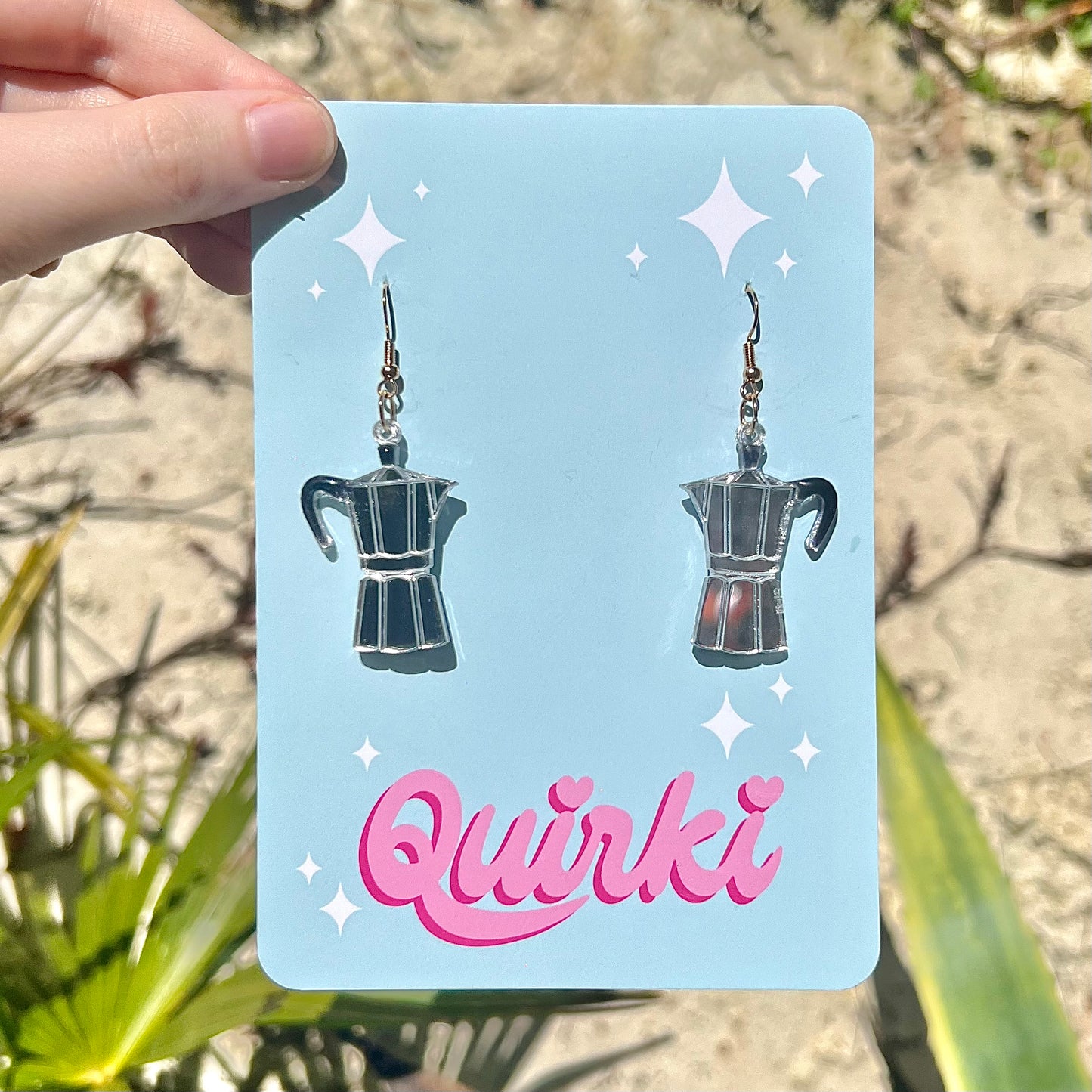 Moka Coffee Pot Earrings