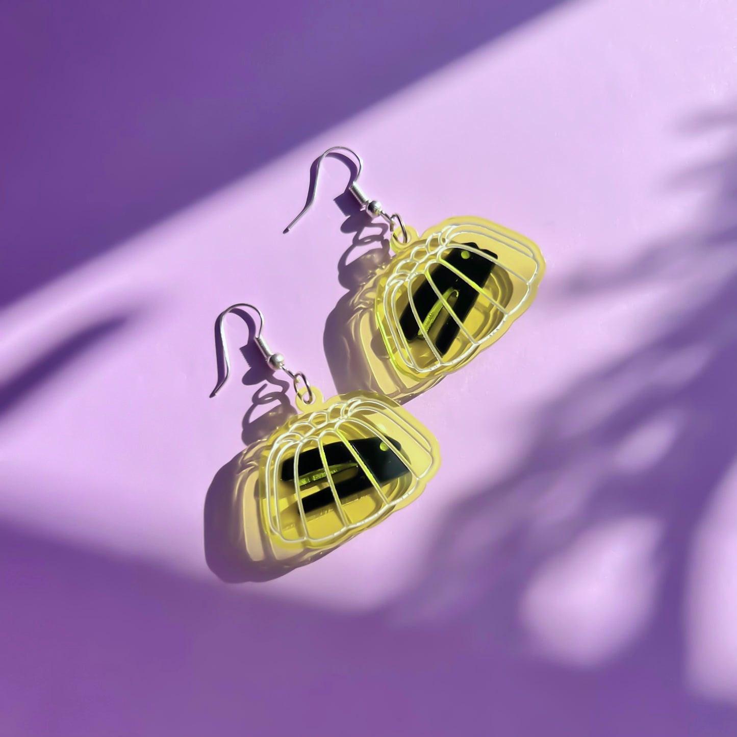 Stapler In Jello Earrings