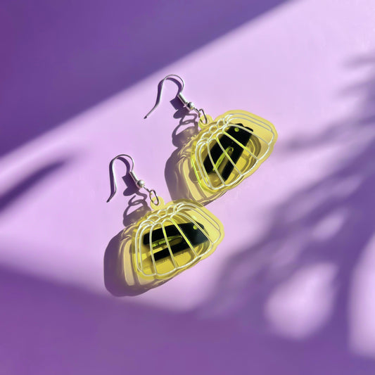 Stapler In Jello Earrings