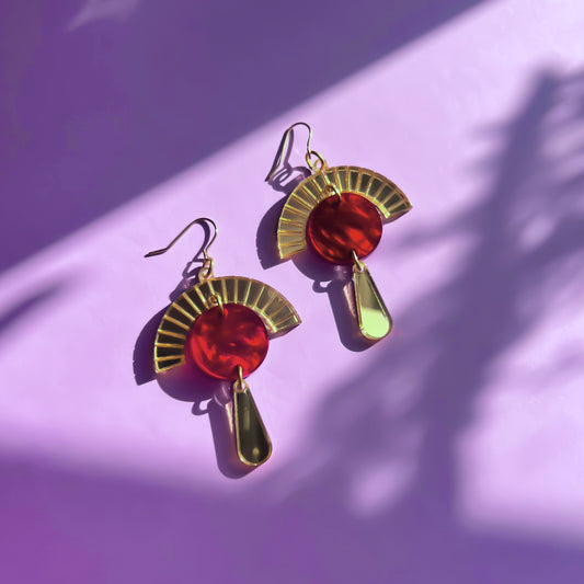 Art Deco Drop Earrings