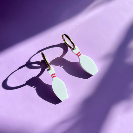 Bowling Pin Earrings