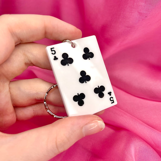 Playing Card Keyring
