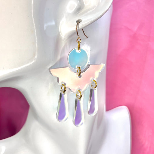 Iridescent Sugar Drop Earrings