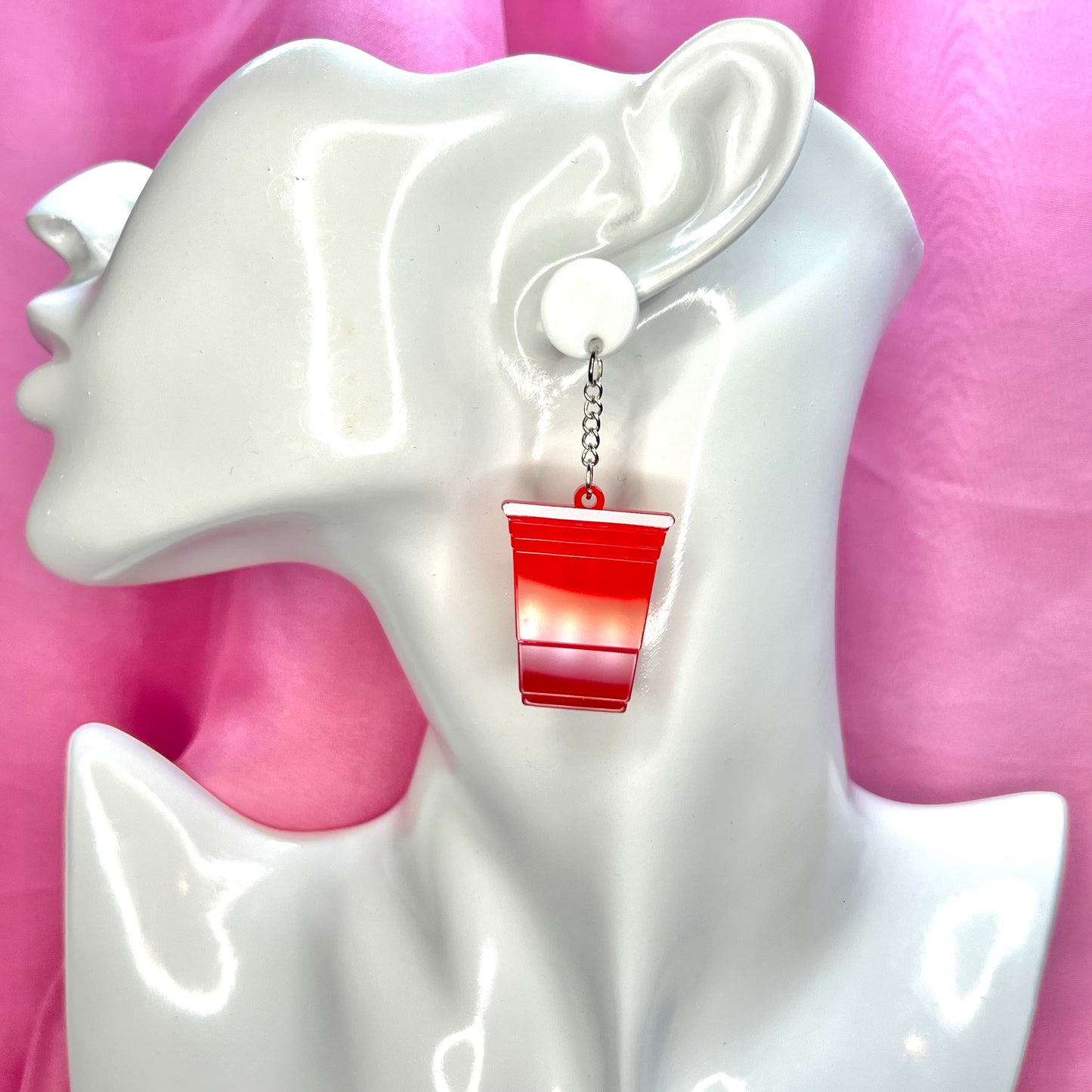 Beer Pong Earrings