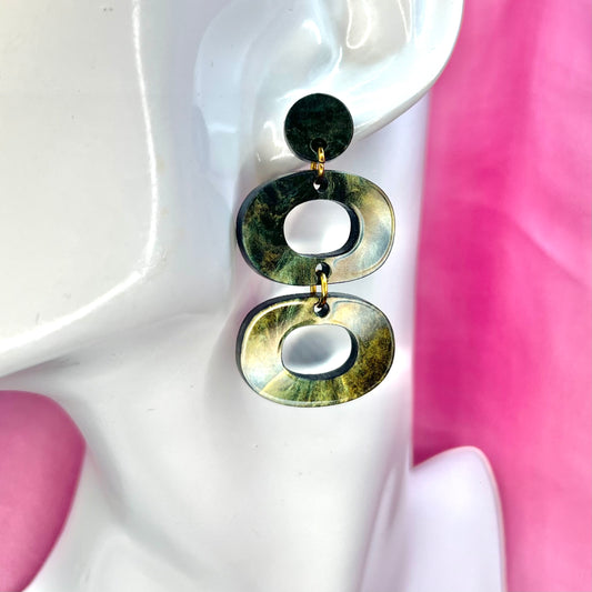 60s Oval Earrings