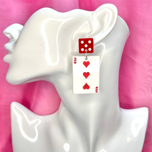 Playing Card Earrings