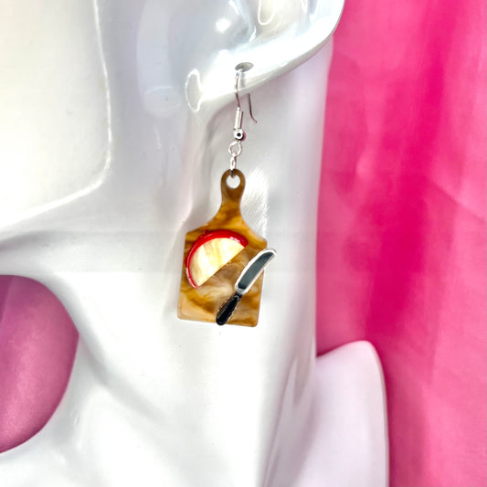 Cheese Board Earrings