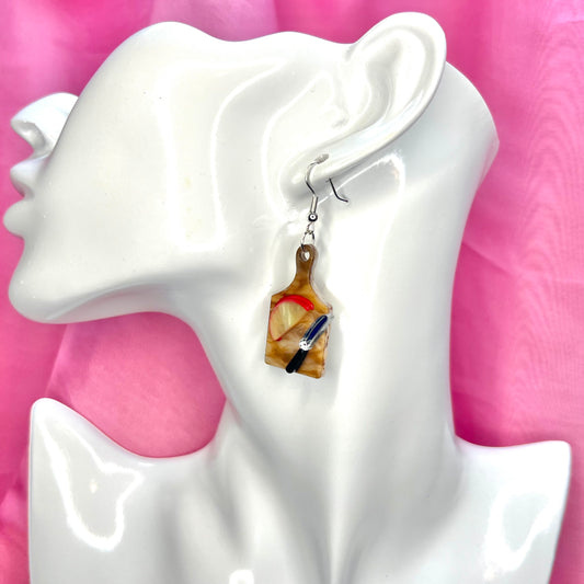Cheese Board Earrings