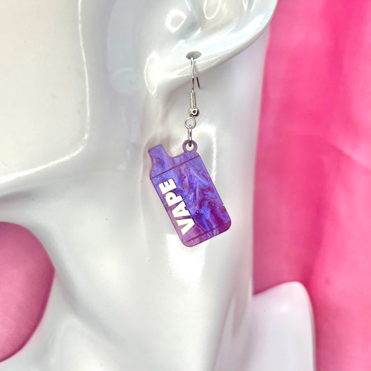 Stop Vaping Earrings