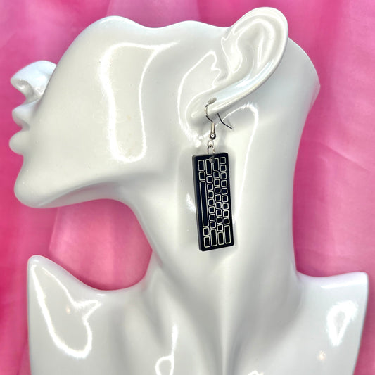 Keyboard Earrings