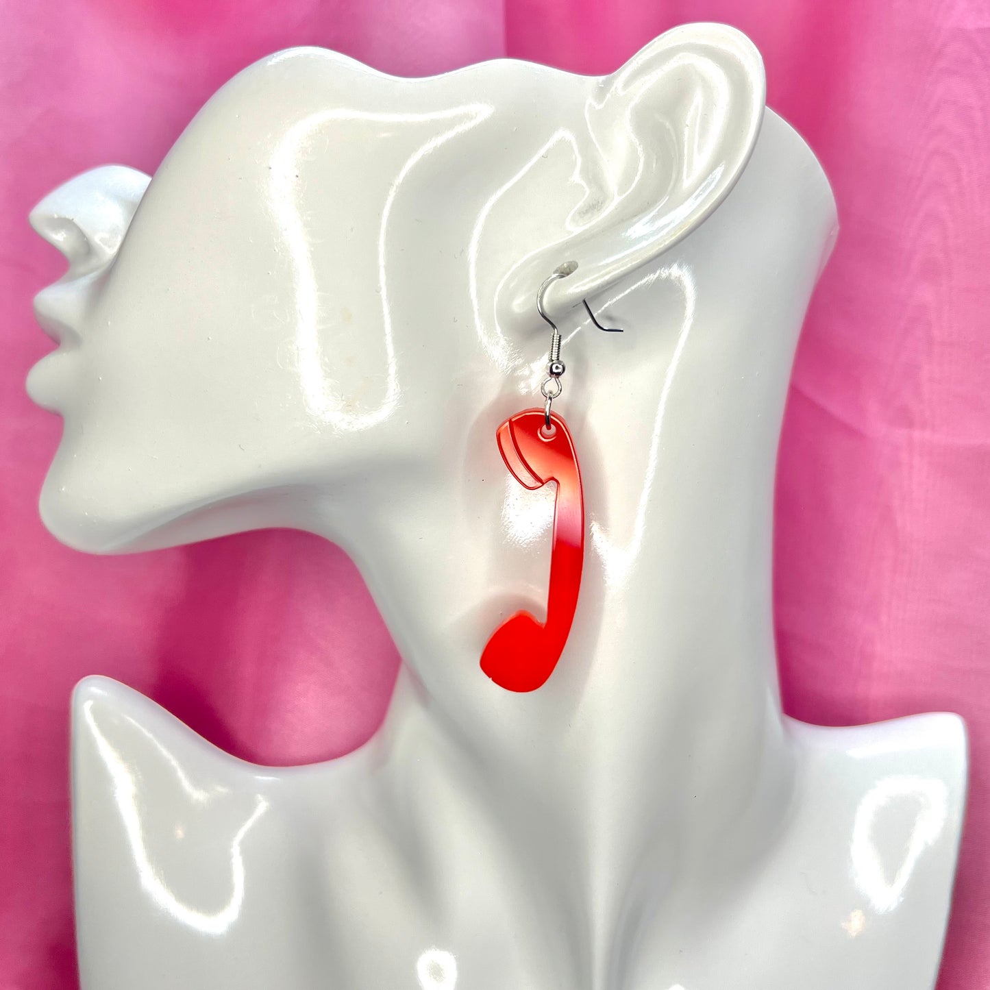 Rotary Dial Phone Earrings