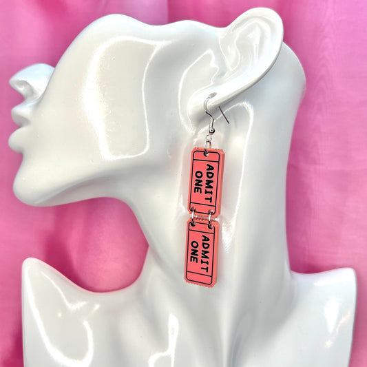 Admit One Earrings