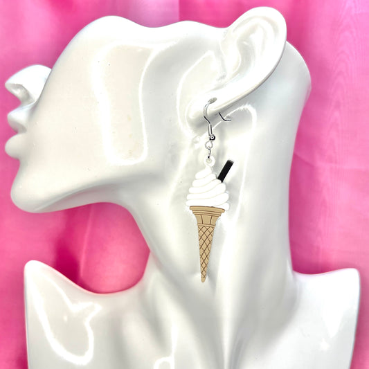 Ice Cream Cone Earrings