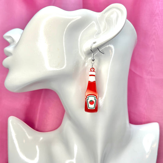 Ketchup Earrings