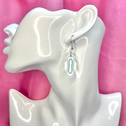 Sanitary Pad Earrings
