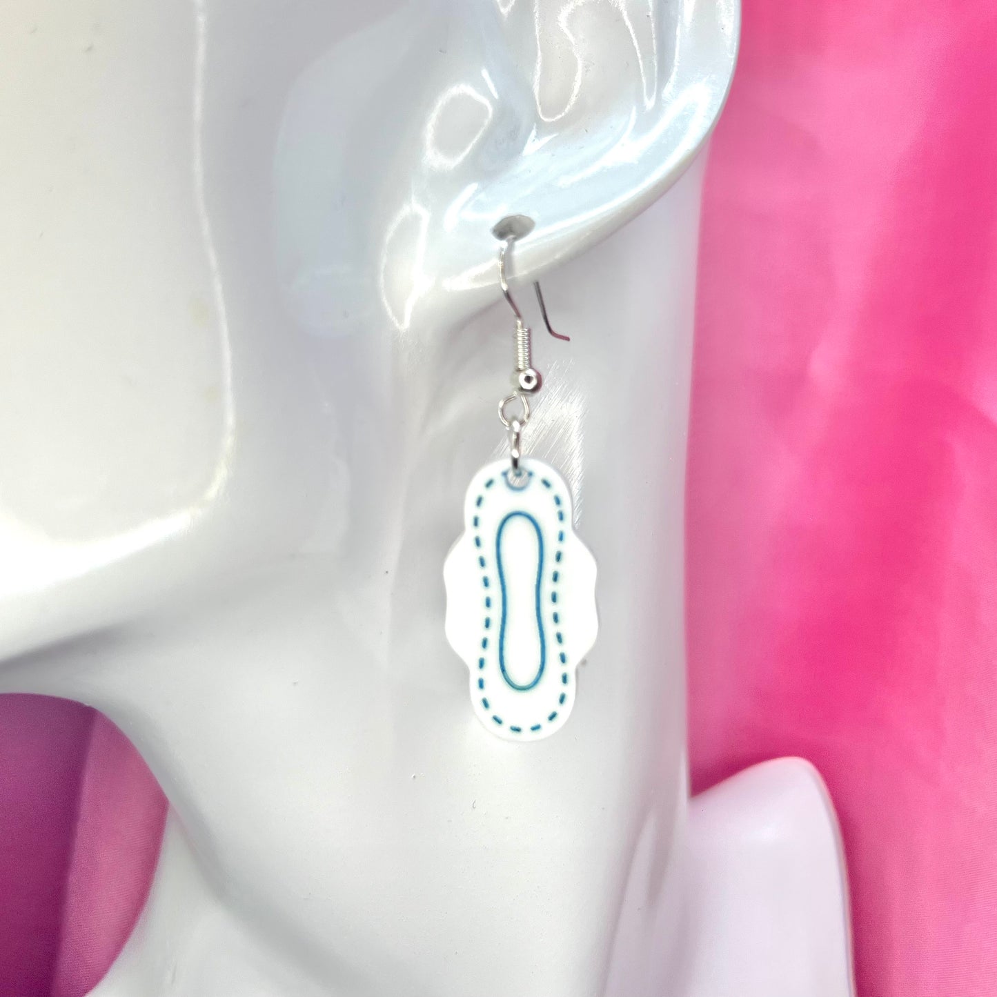 Sanitary Pad Earrings