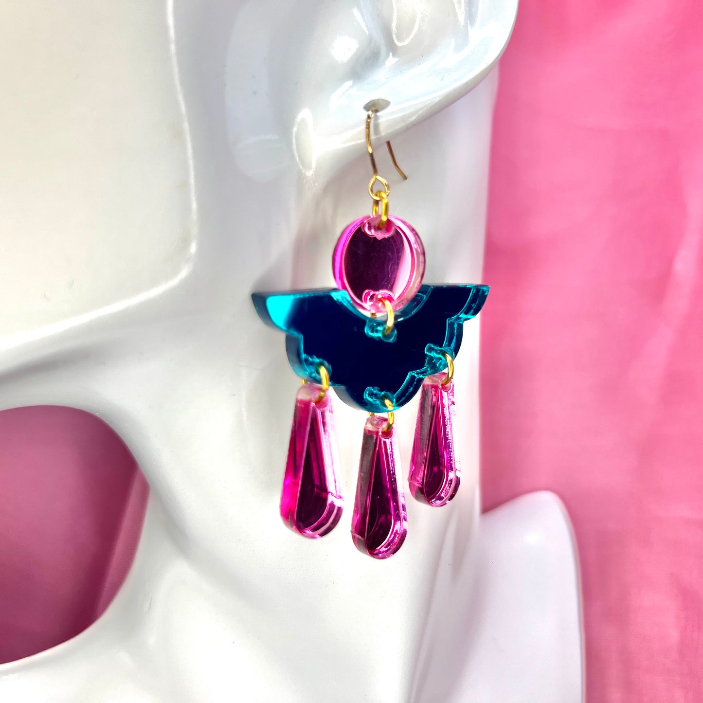 Metallic Sugar Drop Earrings