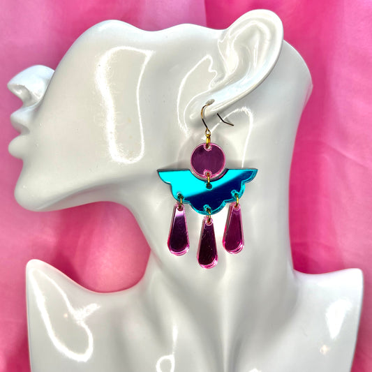 Metallic Sugar Drop Earrings