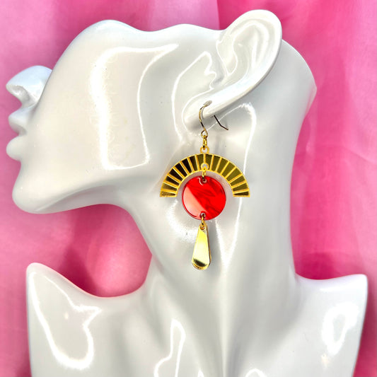Art Deco Drop Earrings