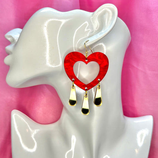 Golden Love Earrings