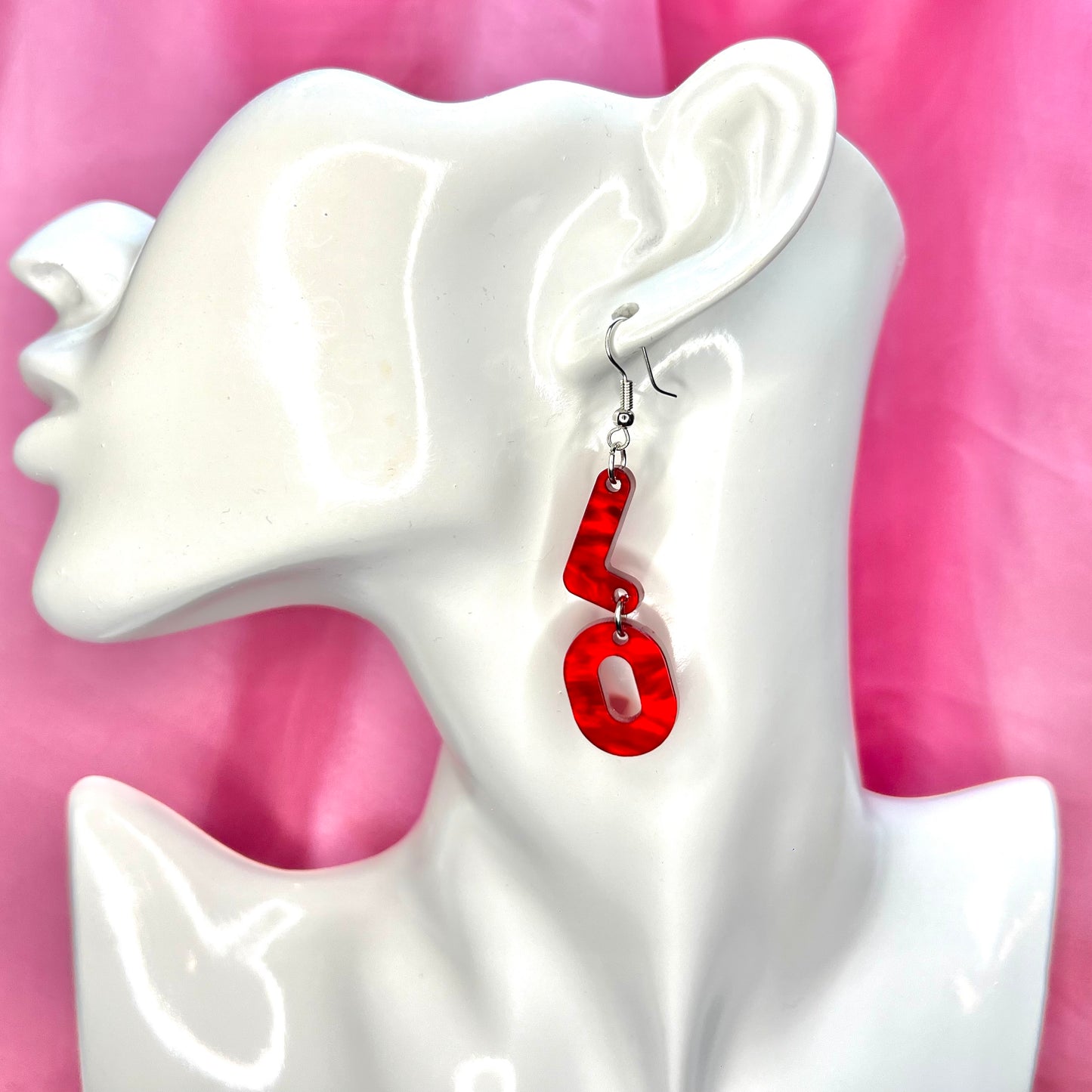 I Love You Earrings